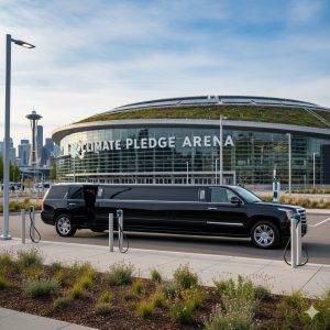 Climate Pledge Arena limo