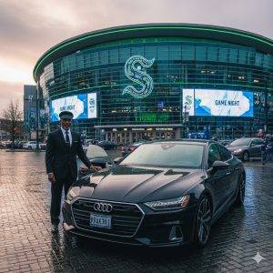 Kraken game car service Seattle BNG Limousine Kraken game car service Seattle