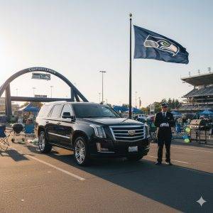 Seahawks tailgate limo service BNG Limousine Seahawks tailgate limo service