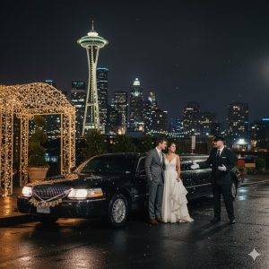 Seattle Wedding Limo BNG Limousine Seattle Wedding Transportation