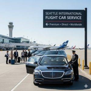 Seattle international flight car service