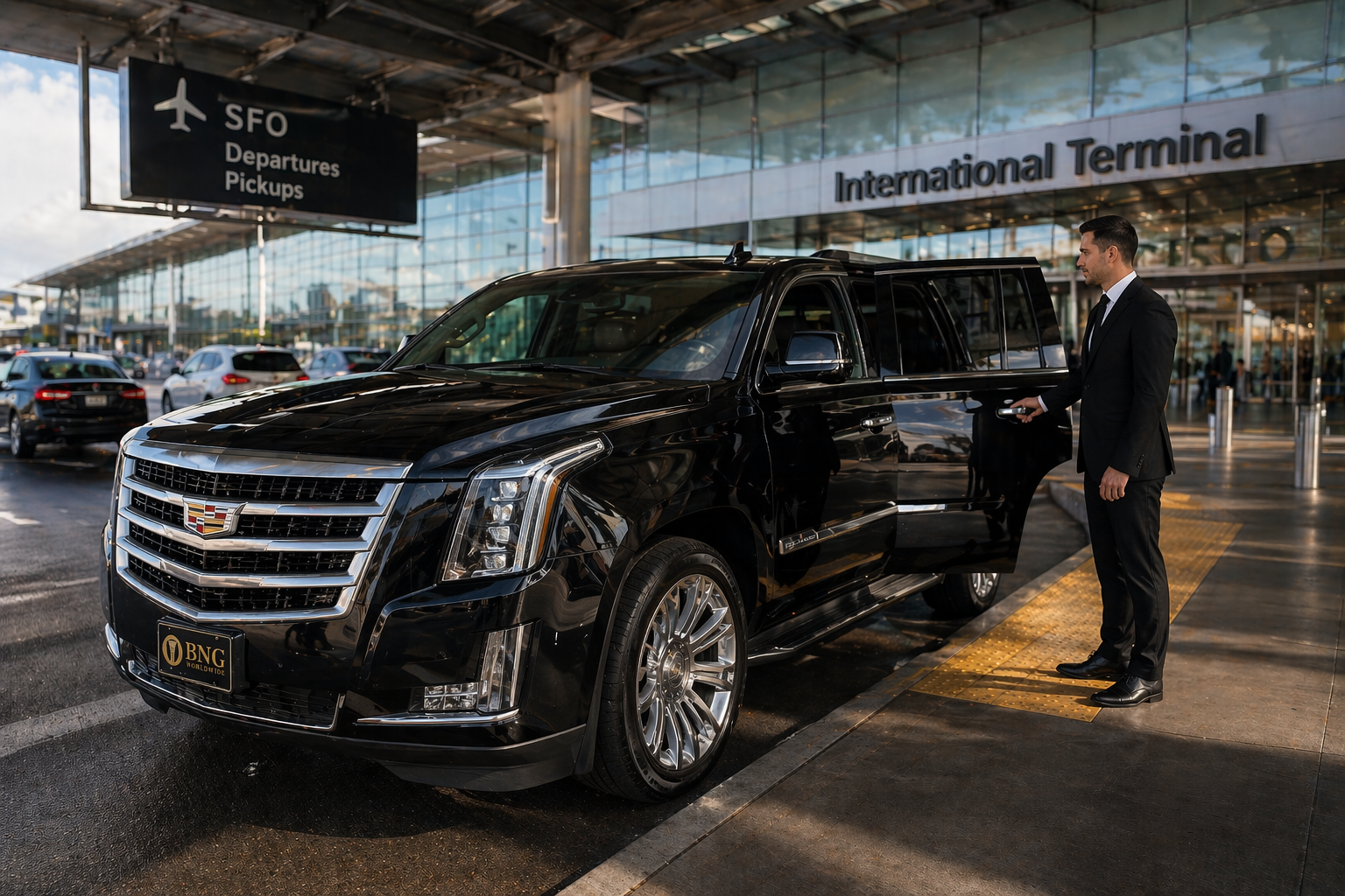 Limo service Palo Alto to SFO Airport luxury ride