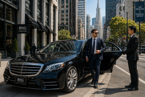 Executive car service San Francisco Mercedes S-Class business travel