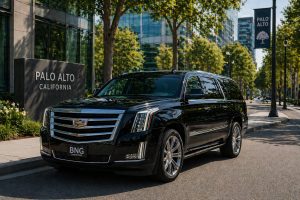 Limo service Palo Alto Cadillac Escalade Silicon Valley