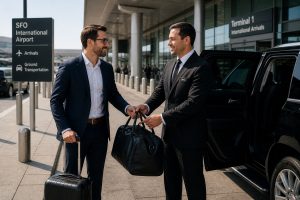 corporate event transportation Bay Area airport pickup