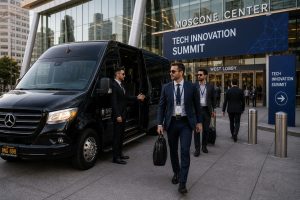 conference transportation Bay Area executive event shuttle