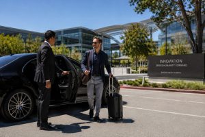 SFO to Cupertino chauffeur service Silicon Valley executive travel