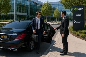 SFO to Santa Clara chauffeur service Silicon Valley executive travel
