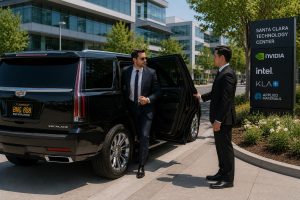 luxury car service SFO to Santa Clara executive SUV