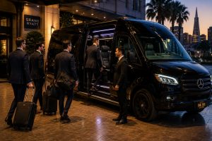 executive Sprinter Van service San Francisco corporate group transportation