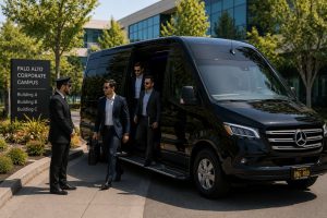 Mercedes Sprinter transportation San Francisco to Palo Alto corporate travel Mercedes Sprinter transportation San Francisco to Palo Alto corporate travel
