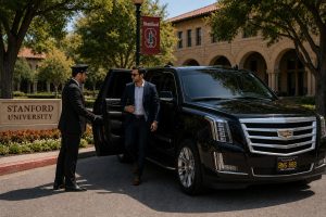 
chauffeur service from Palo Alto to San Francisco Stanford transportation