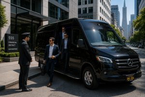 
Mercedes Sprinter transportation Palo Alto to San Francisco corporate travel
